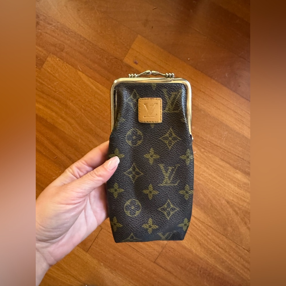 Vintage Louis Vuitton Glasses Glasses/Coin Case